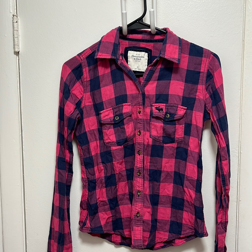 Long Sleeved plaid shirt